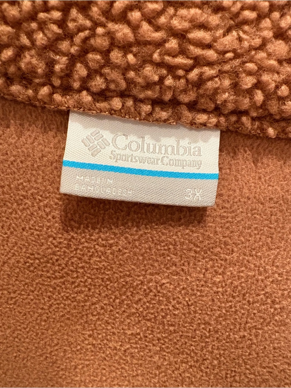 Columbia Women's Teddy Coat in Camel Brown - Picture 2 of 3